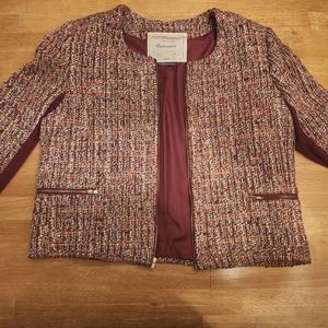 Vintage Cartonnier satin lined pink tweed jacket
